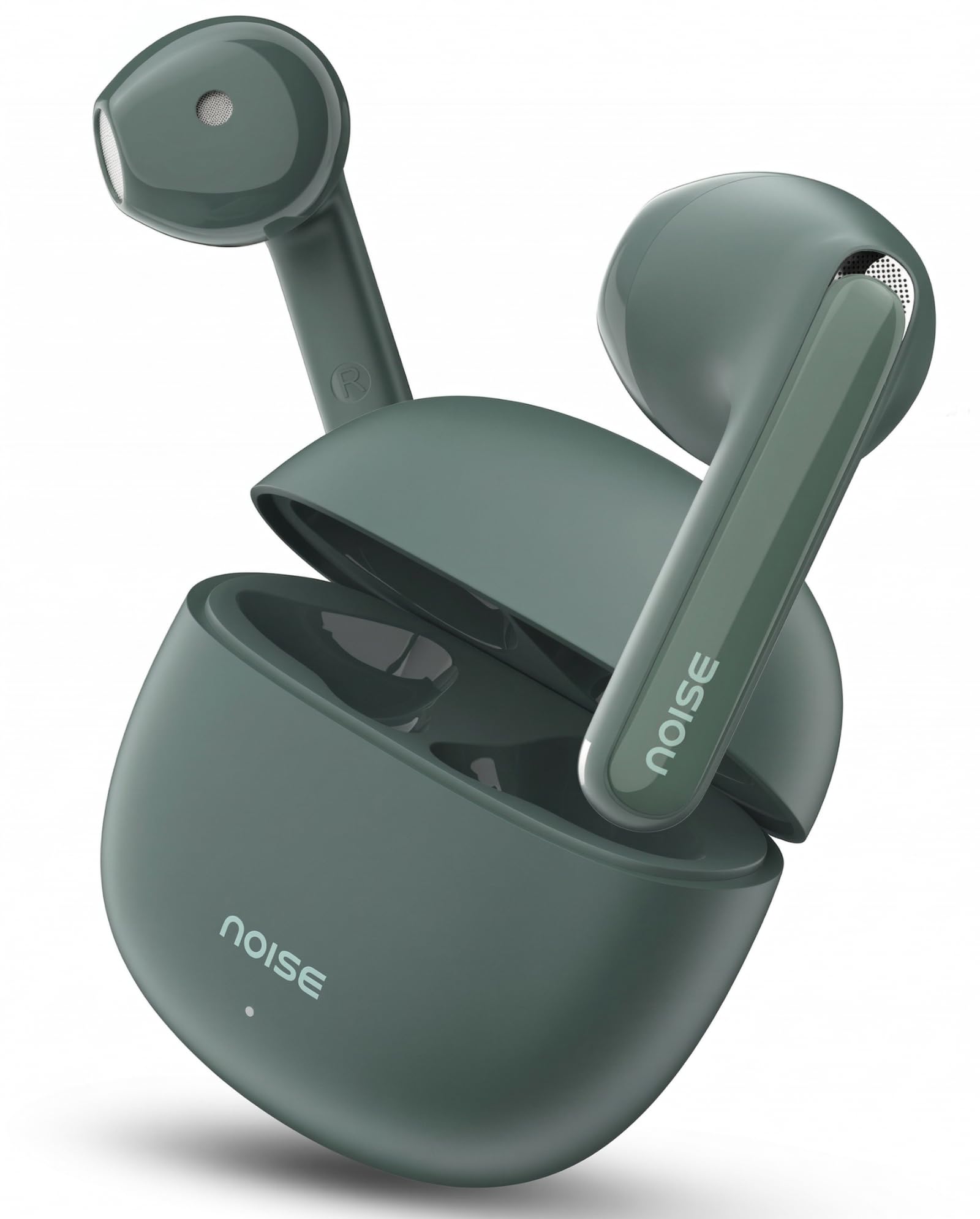 Noise Buds Mini Truly Wireless Earbuds (2026) | Half In-Ear Design | 40H Playtime | Quad Mic ENC for Clear Calls | 13mm Driver | Low Latency Gaming Mode | BT v5.3 | IPX4 Sweat Resistant - Carbon Green-picture-37