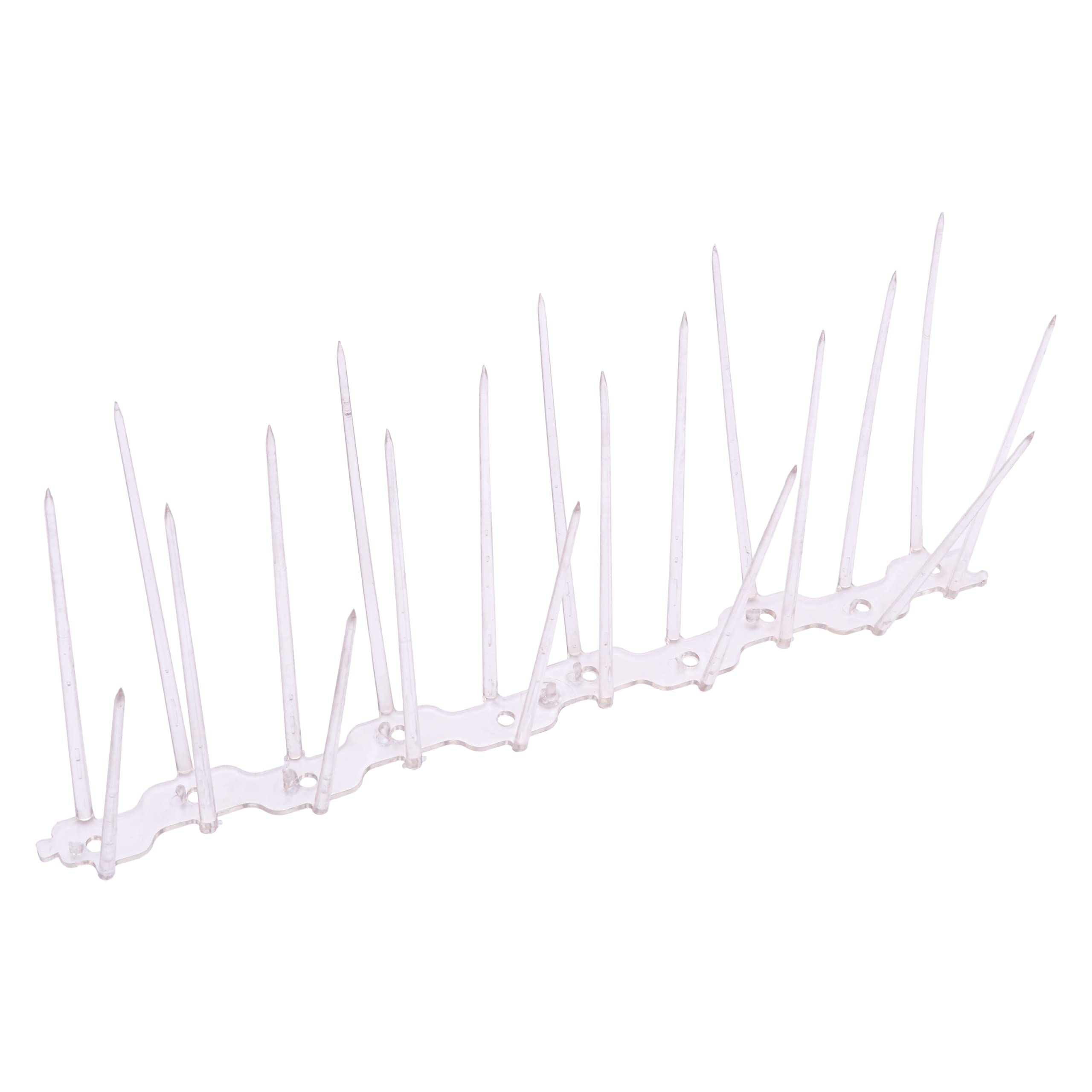 Elysian Bird flee Polycarbonate Bird Spikes Bird Control Spikes, Pigeon Spikes, ploycarbote Spikes 30 x 11 x 12 cm (3 pcs)-picture-13