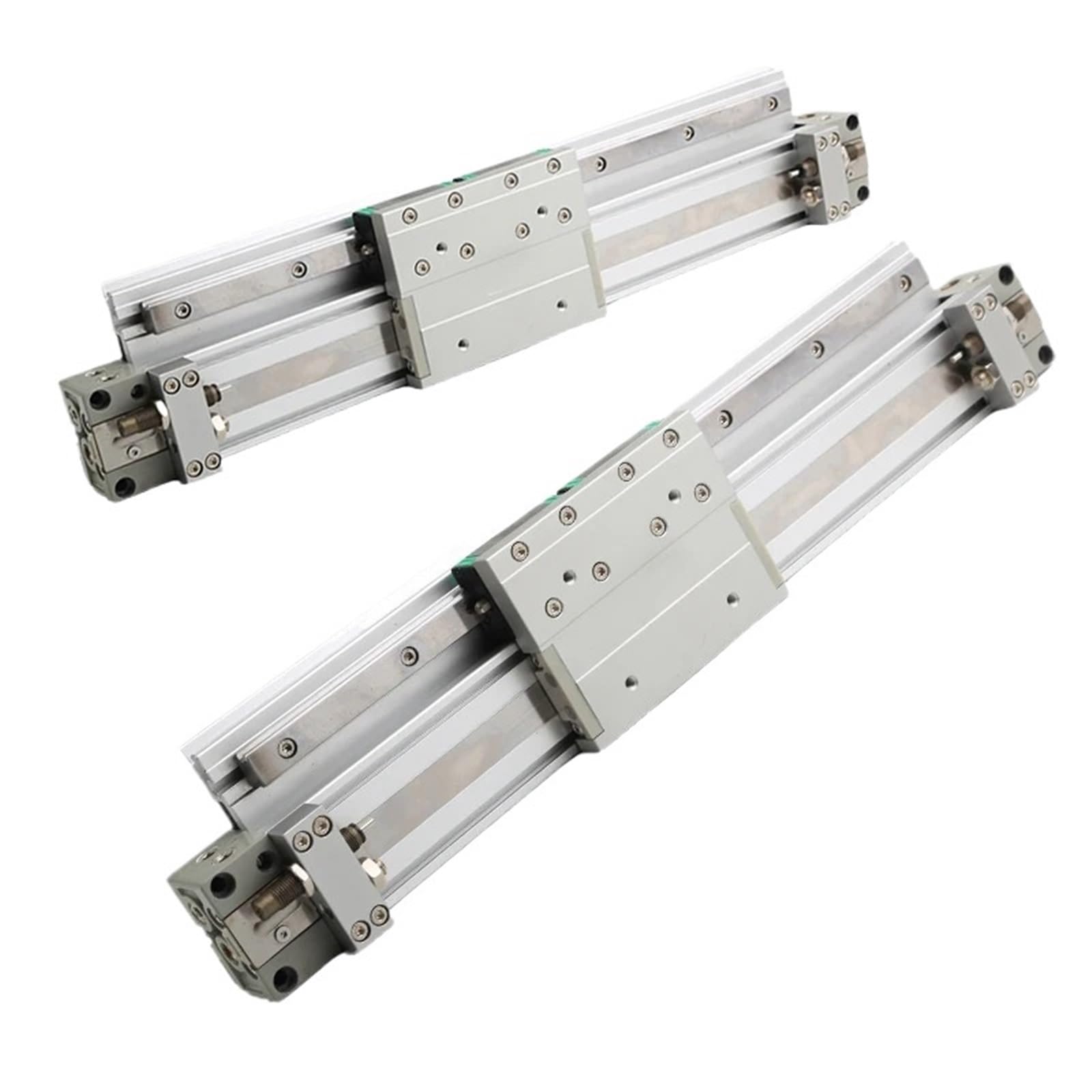 1 szt. MY1H typ otworu 16/20/25 mechanicznie pneumatyczne łożysko ślizgowe cylindra pneumatycznego 100-900 mm stół skokowy z blokiem szyny prowadzącej (MY1H16G, skok 400 mm)