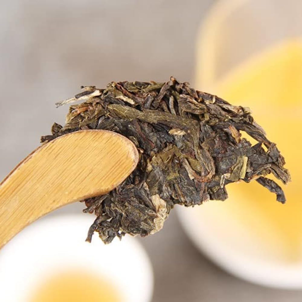Herbata Surowa Starożytne Drzewoe Pu'er 100g Małe Ciastko Herbaciane, Unikalny Urok Herbaty Zielona Herbata (100 g * 10 szt)
