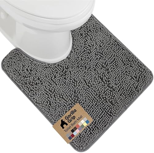 Miniatura 67 de Gorilla Grip - Tapete de baño de 60 x 24 pulgadas, de felpilla gruesa, suave y absorbente, secado rápido, de microfibra, con reverso de caucho