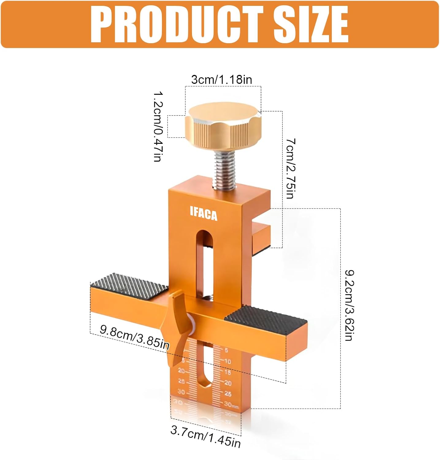 Cabinet Door Installation Positioner,Cabinet Door Positioning Tool,Mounting Jig for Installing Cabinet Doors,Adjustable Aluminium Alloy Versatile Cabinet Door Positioning Tool for Most Cabinet Doors