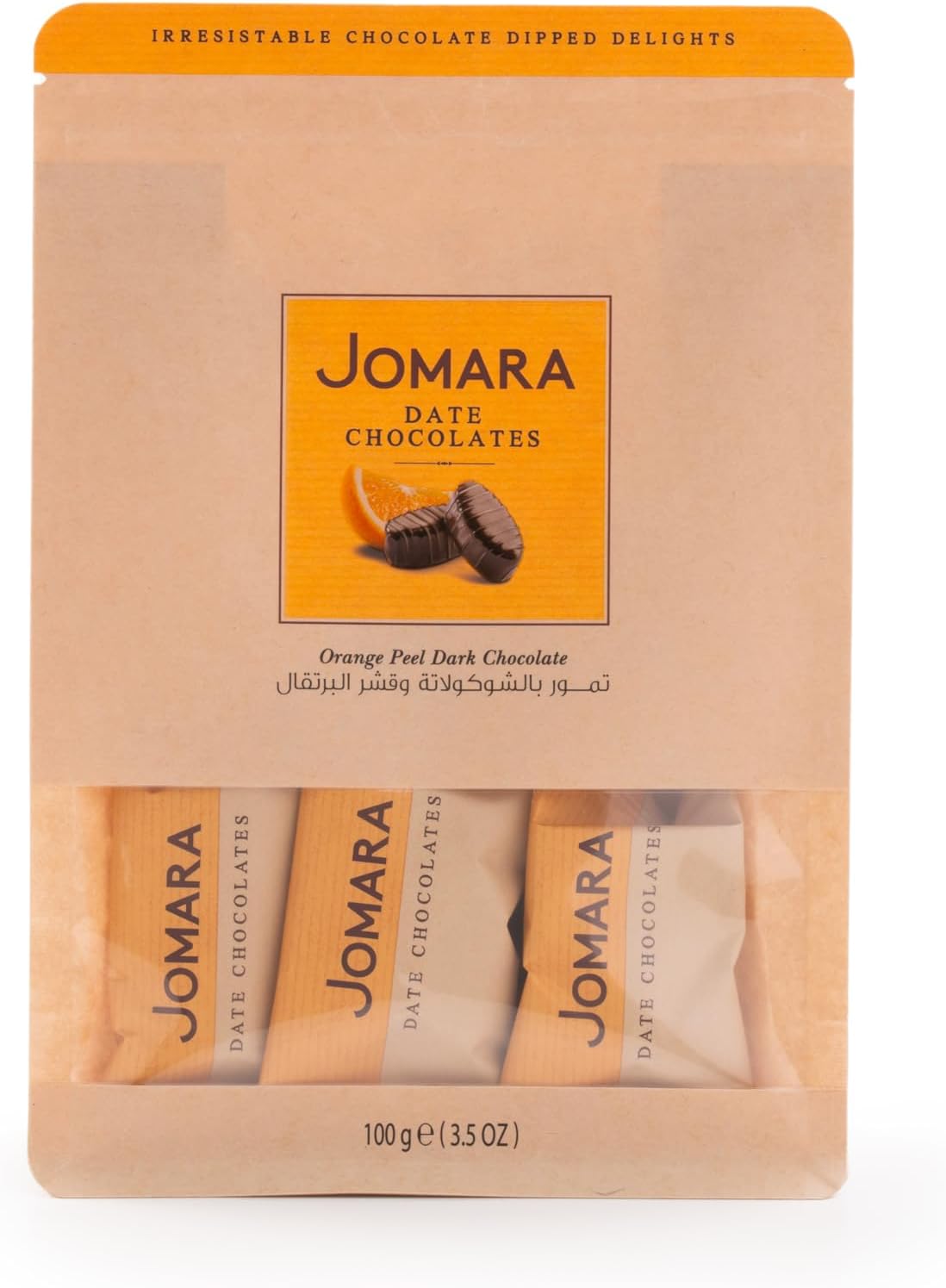 Date Chocolates w/ Orange Peel Pouch 100g