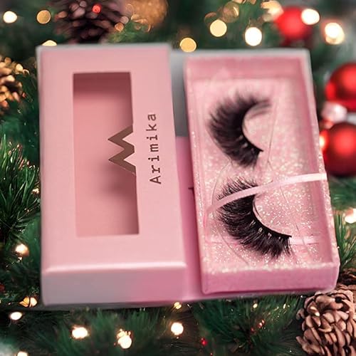Arimika Fluffy Long Thick Dramatic Look 3D Mink False Eyelashes, Handmade Reusable Lashes For Makeup D008 #TOP4