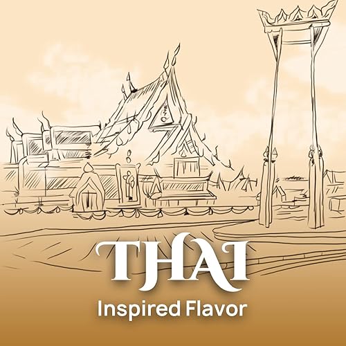 Miniatura 9 de Kit de harina de curry rojo tailandés con arroz jazmín para dos, sabor asiático auténtico, solución de comida casera tailandesa vegano, apto para