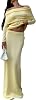 VOIKERDR 2 Piece Sets Women Long Sleeves Shoulder Off Cropped Tops and Maxi Knit Skirt Beach Outfits for Women
