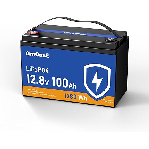 12V 100Ah LiFePO4 Lithium Battery, Group 31 Battery with Low-Temp Cut Off Protection, Built-in 100A BMS, 15000+ Deep Cycles 1280Wh Rechargeable for Solar, Home Energy Storage, RVs, Marine