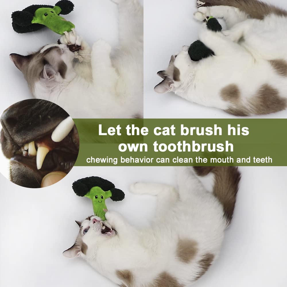 Juguete de peluche masticable para interior con hierba gatera de peluche calmante para gatitos separación, ansiedad, dentición de gato, juguete interactivo antimordeduras, juguete orgánico para