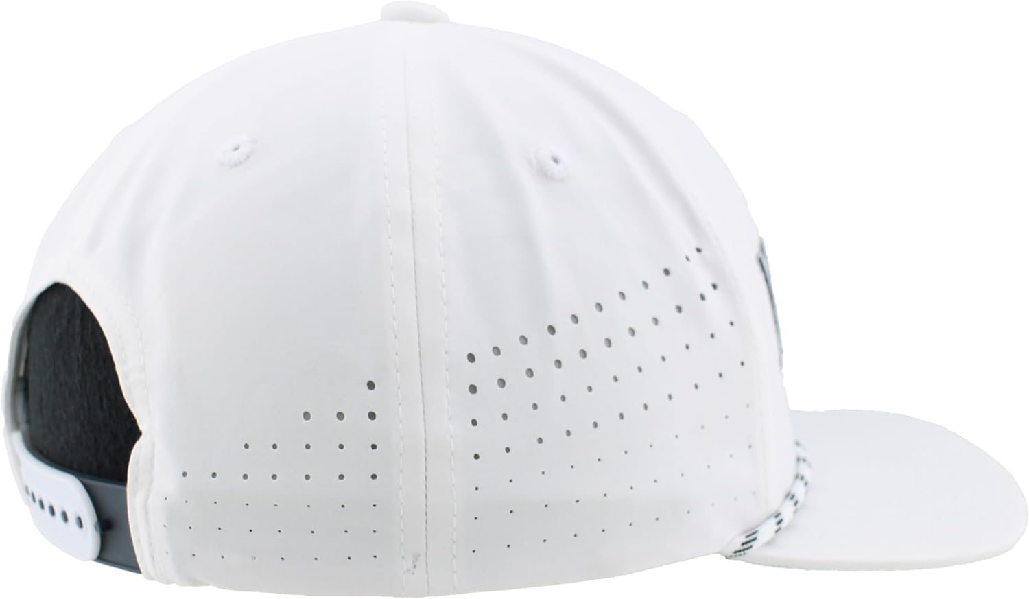 ZHATS NCAA Officially Licensed Rope Hat Snapback Performance Regalia White - Image 6
