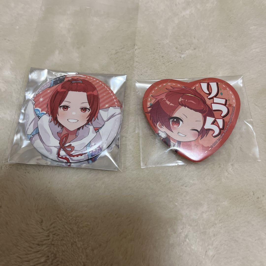 Amazon | いれいす りうら 缶バッジ キミコイ 7段 ハート缶バ | バッジ