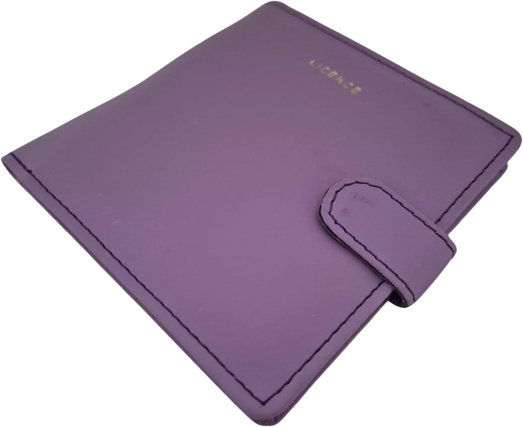 Looped Leather Driving Licence Holder/Driving Licence Cover/Wallet/Protector (Black) H (Purple)