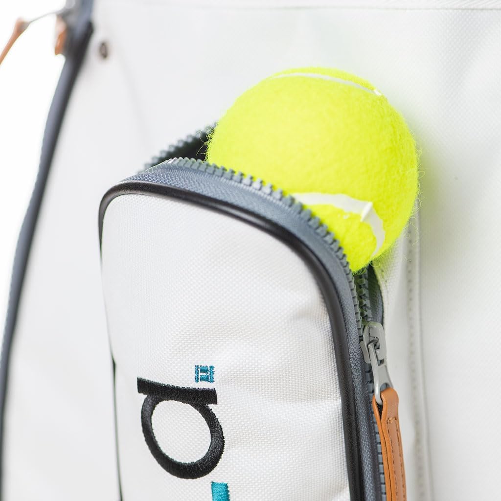 P.ala Multi-Sport Crossbody Padel Bag – Fits 2 Padel Rackets, Lightweight 2.07 lb, Fence Hook, 13” Device Sleeve, Compact Racket Bag for Padel, Tennis & Pickleball