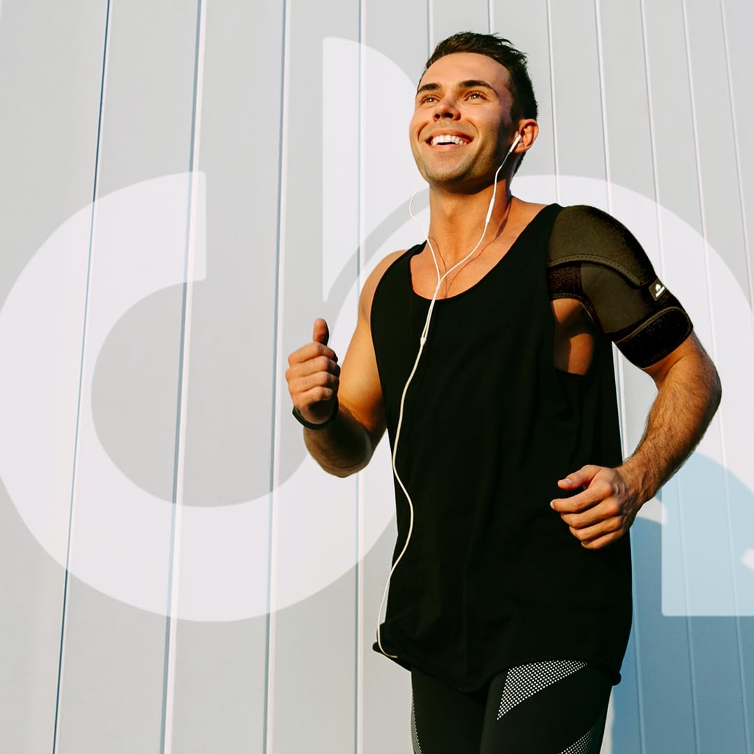 COPPER HEAL – Shoulder Adjustable Clamp Compression Sleeve for Men Women's Support, for Better Back Posture Arm Right & Left Pain Rotator Neck with Stability Sports Pad Gym Ice Strap - Image 4