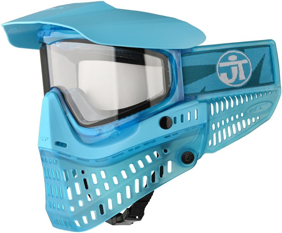 JT Spectra Proflex LE Ice Birthstone Goggle Mask w/PBB Barrel Plug - Turquoise