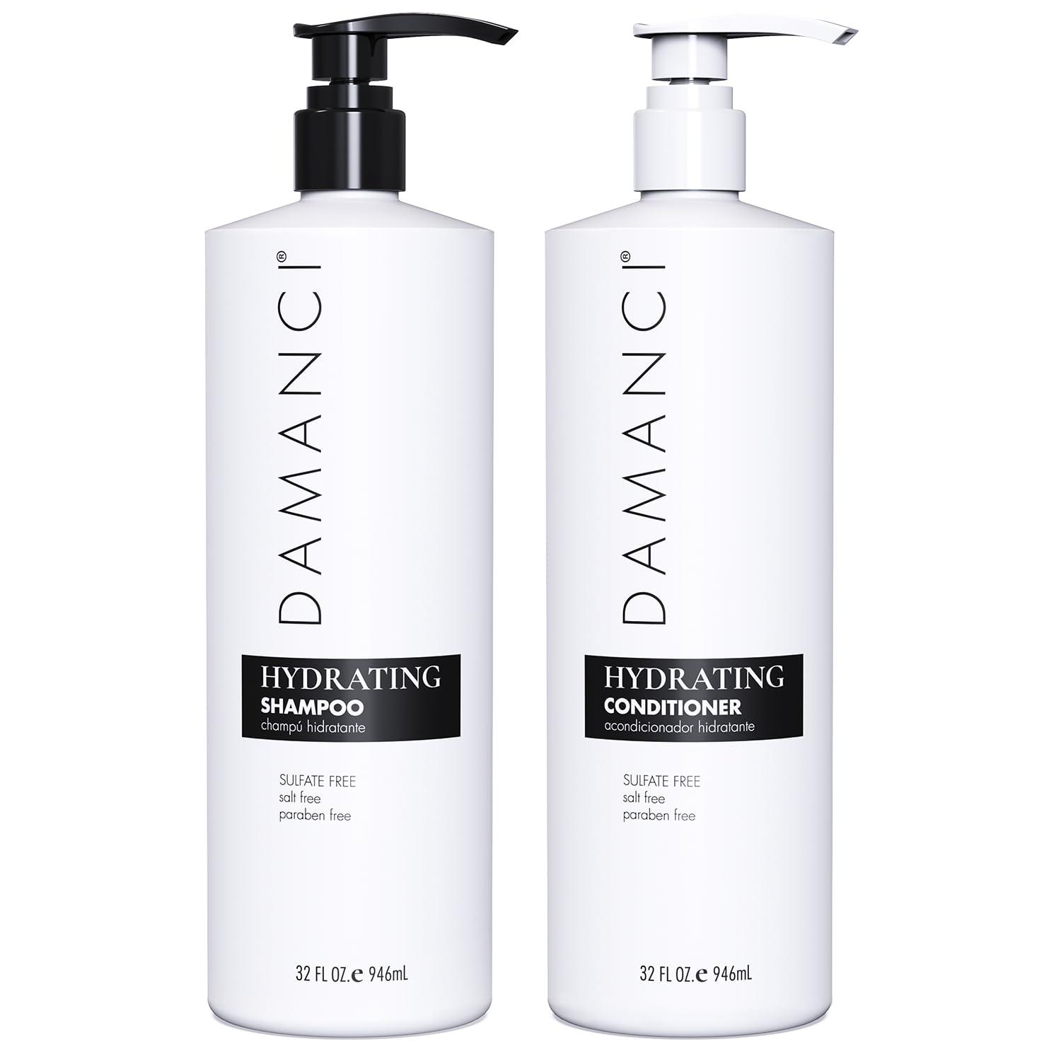 Amazon.com : Damanci Hydrating Shampoo and Conditioner Duo