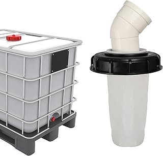 Filtre Couvercle IBC, 163mm Filtre Couvercle IBC Nylon Filtre eau de Pluie Lavable avec Couvercle, Accessoires Réservoir IBC Couvercle IBC Avec Filtre pour Réservoir eau de Pluie IBC DN 150