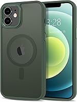 Vista 119 de Anuck - Funda magnética para iPhone 11 compatible con MagSafe, carcasa trasera mate translúcida dura, borde de TPU, delgada, resistente a impactos