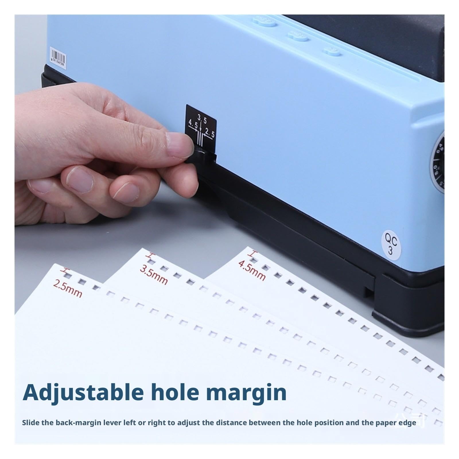 Macchina for rilegatura a filo A3/A4 Perforare e rilegare 12 fogli di carta (80 g) for ufficio/scuola/casa Progetti scolastici domestici