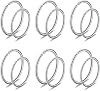 SCERRING 12PCS 22G 20G 18G Stainless Steel Fake Nose Septum Hoop Rings Lip Helix Cartilage Tragus Ear Ring Piercing 8-10mm