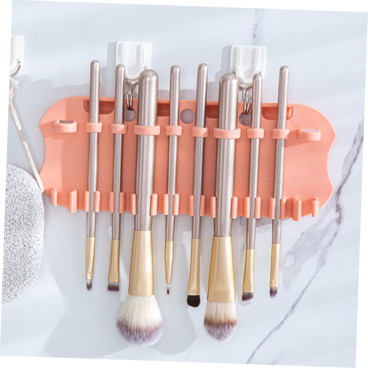 Makeup Brush Cleaner Box Compact Makeup Tools Storage Holder for Women Portable Drying Cleaning for Home Use Safe Material Lightweight Design image 4