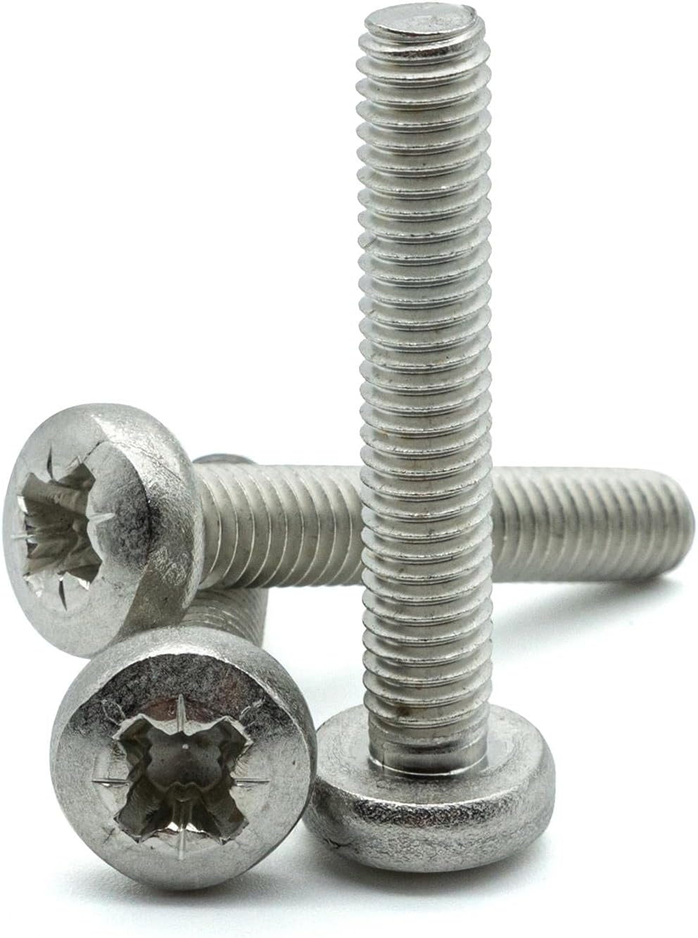 M2 (2mm X 20mm) Pozi Pan Head Machine Screws Posi Pozidrive Screw A2 Stainless (Pack of 100)