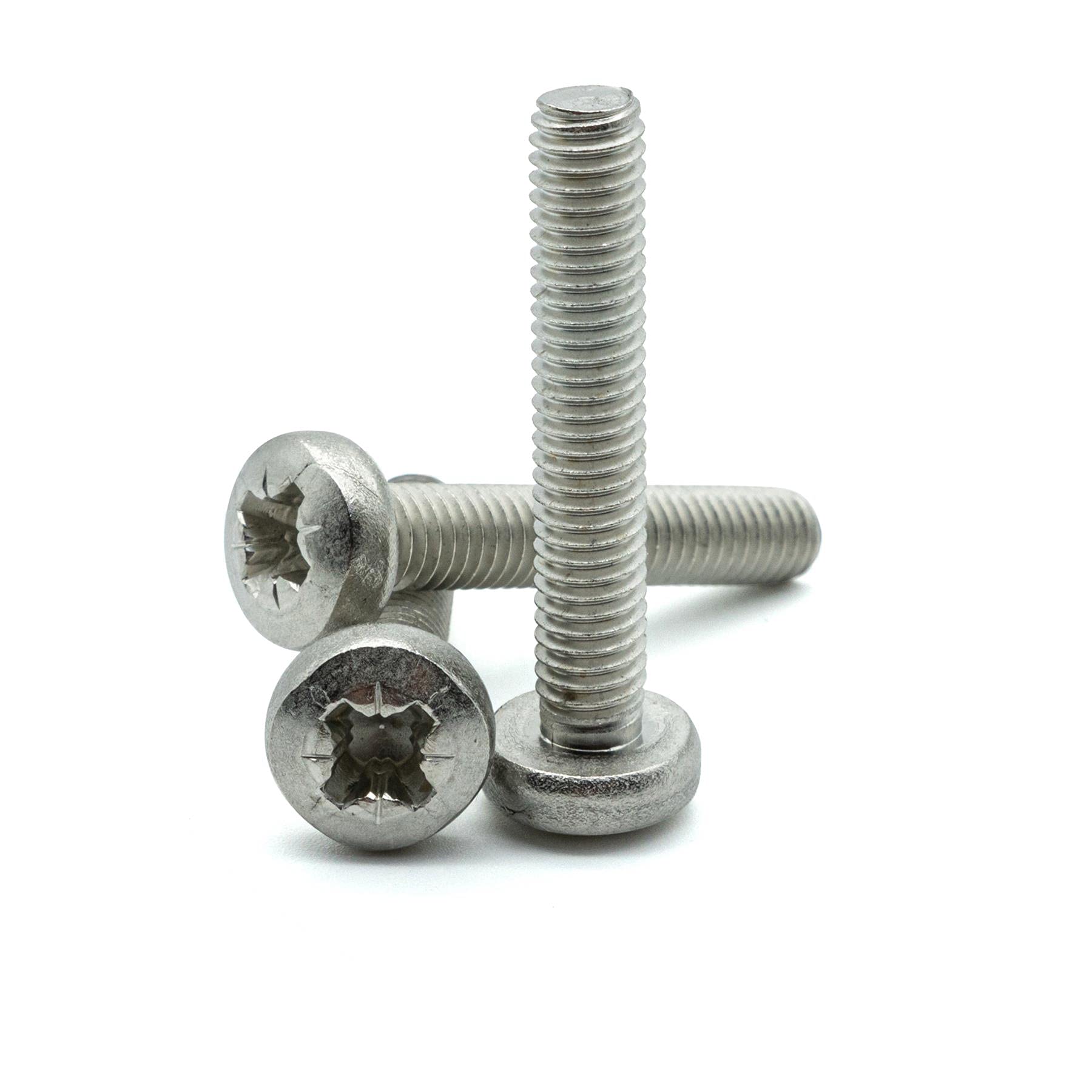 M2 (2mm X 20mm) Pozi Pan Head Machine Screws Posi Pozidrive Screw A2 Stainless (Pack of 100)