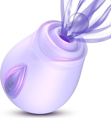 Rosa Juguete Sexual para Adultos - Vibrador de Succión para Mujeres con 5 Modos de Succión y 5 Niveles de Intensidad, Succionador Puro de Apertura