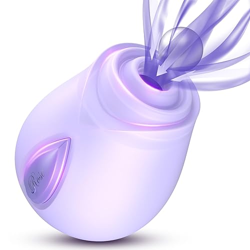 Rose Sex Toy Adult Toys - Sucking Vibrator for Women with 5 Sucking Modes & 5 Intensity Levels, Wide Opening Pulse Pure Sucker Clit Stimulator Pleasure Tools for Female Adult Sex Games