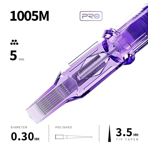 Vista 35 de Mast Pro 0801RL - Cartuchos de tatuaje (20 unidades, desechables)