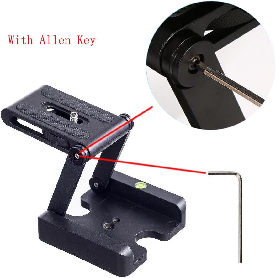 Folding Z Flex Tilt Tripod Head Quick Release Plate Stand Holder for Canon Nikon Sony Camera DSLR Camcorder Tripod