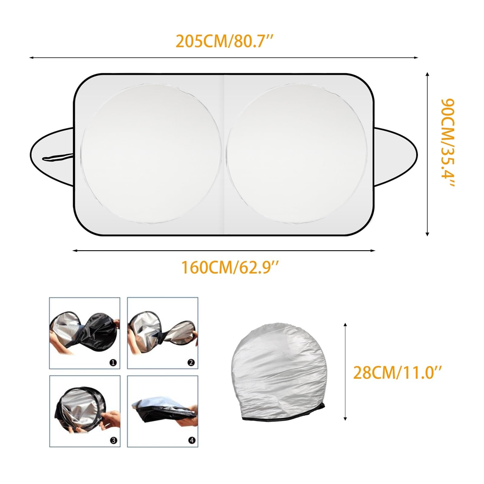 Bloqueador De Escudo De Alta Calidad Para Parabrisas De Coche
