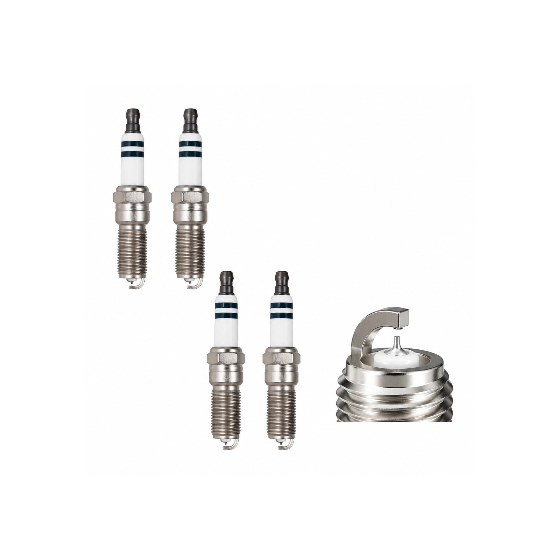 2-8 Piezas Bujía De Iridio 27/31426 QH6RTIP-9 Reemplazo Para 5211024 LTR6BI-9 LTR6AI-9 Para Ford Para Focus 1.5T CAF384WQ06 GTDIQ75(6 pieces TORCH27)
