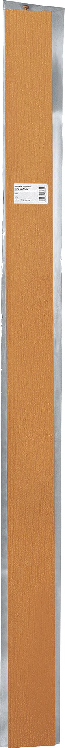 Panel adicional Maia 214 cm en madera oscura noble con acabado mate arquitectónico de 4 uds