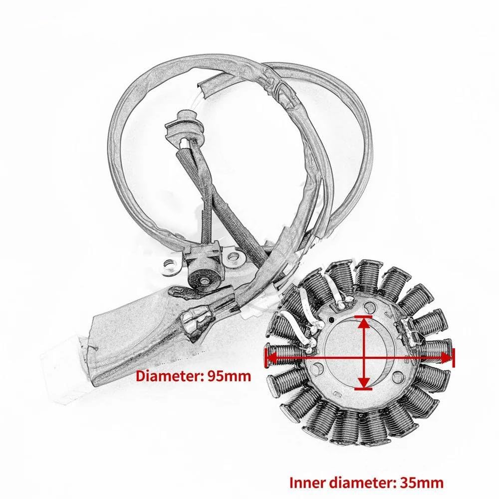 Dispositivi Accensione Moto Per Majesty 400 Per YP4 Per YP4 2004 2005 2006 2007 2008 Bobina Statore Magneto-generatore Per Moto Parti Di Ricambio Kit Accensione Motocicletta