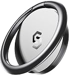 Syncwire Cell Phone Ring Holder Stand, 360 ° Rotation Finger Ring Kickstand Polished Metal Phone Grip Compatible with iPhone, Samsung, LG, Sony