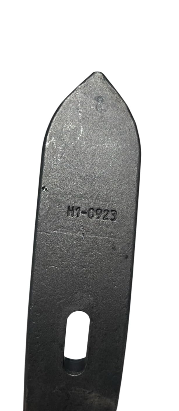 Reja arado Chisel antidesgaste con plaquetas de tugsteno 20 mm, Tipo platano chissel. Modelo H1 T