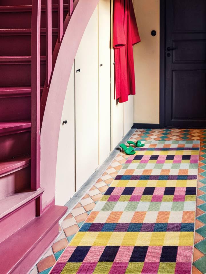 Tapis modernes RugVista Flor 80x250 cm rectangulaire multicolore