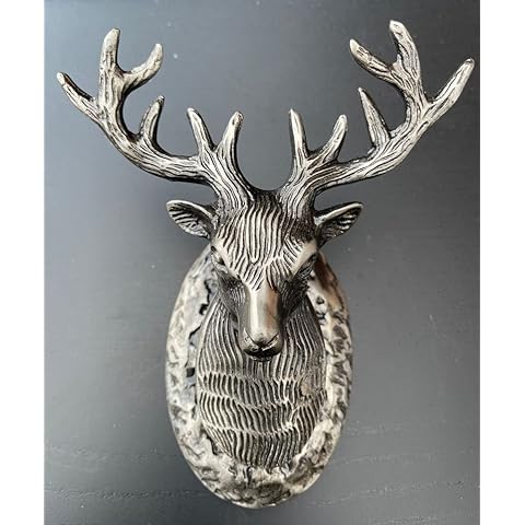 Highland Stag Door Knocker (Gunmetal Silver) Cover