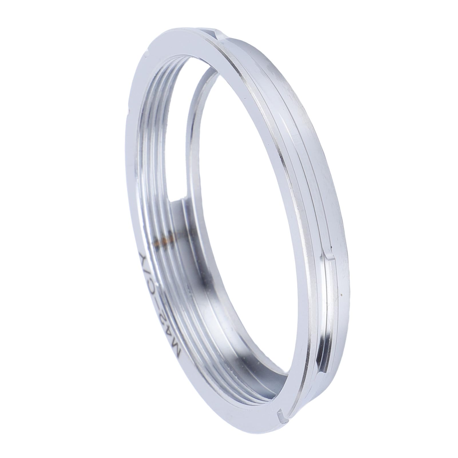 Anello Adattatore per Montaggio Obiettivo, per Attacco da M42 a CY con Connessione Stabile, Compatibile con Obiettivo M42 per Fotocamera Contax Yashica CY
