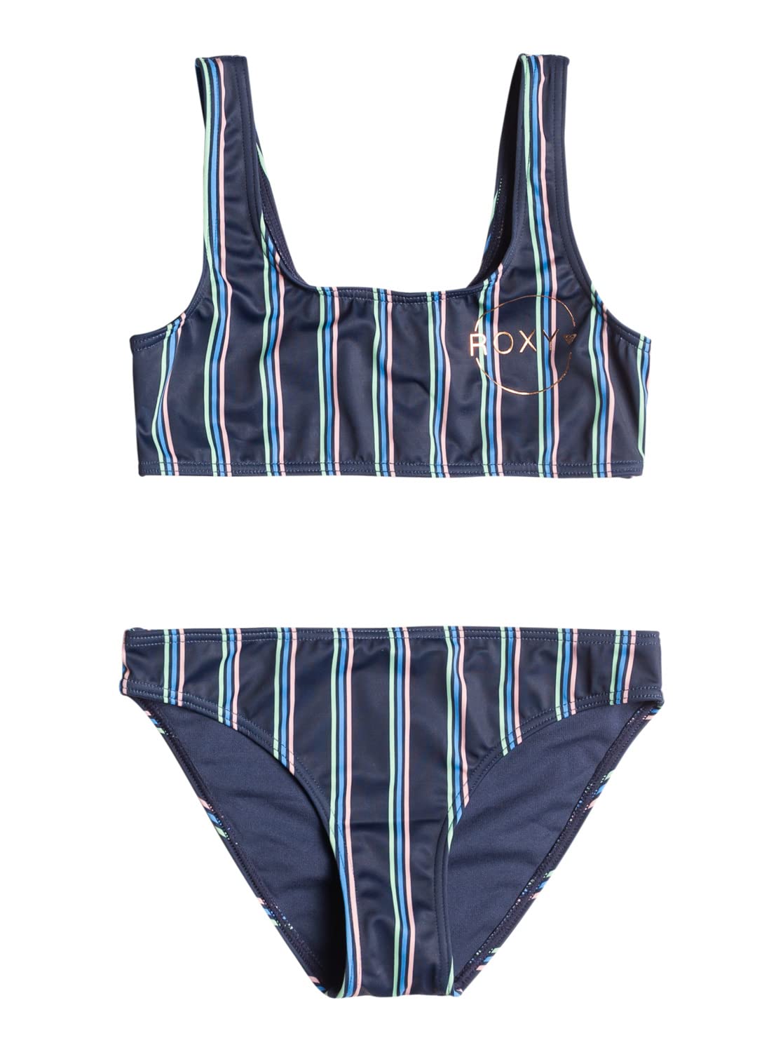 Roxy Swim For Days - Conjunto de Bikini Bralette para Niñas 6-16