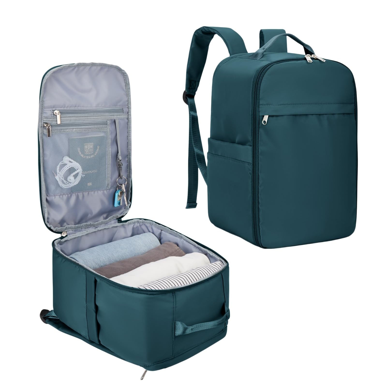 Zaino 40x20x25 in Cabina, Borsa da Viaggio per Bagagli A Mano con Scomparto Laptop, Pacchetto Giorno Compatto Viaggi Brevi E Pendoli