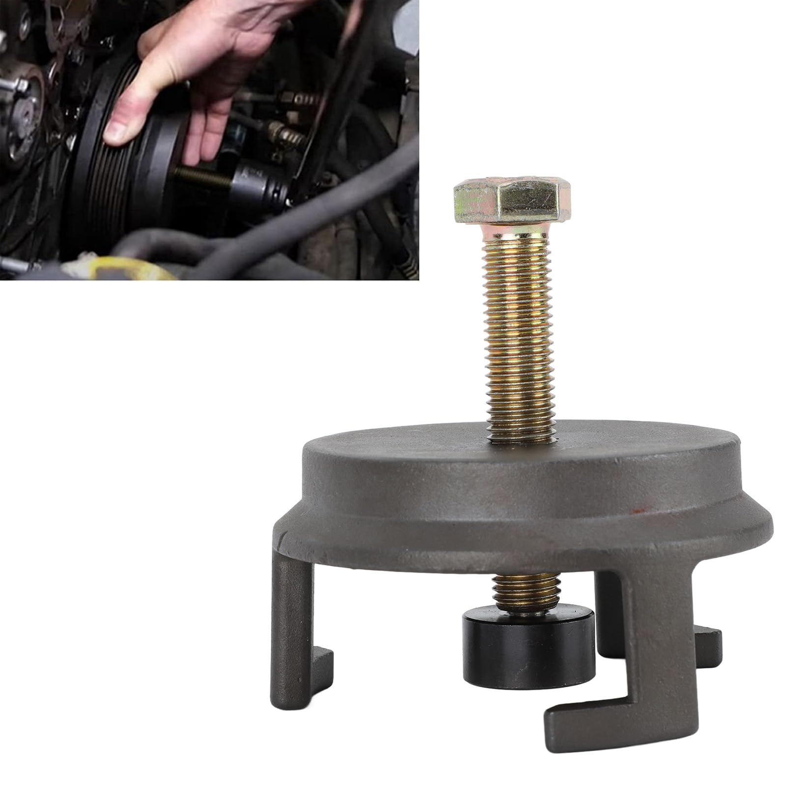 Tyenaza Extractor De Equilibrador Armónico 25264, Alta Dureza, Elimina Rápidamente El Extractor De Polea De Manivela para Reemplazo Automotriz