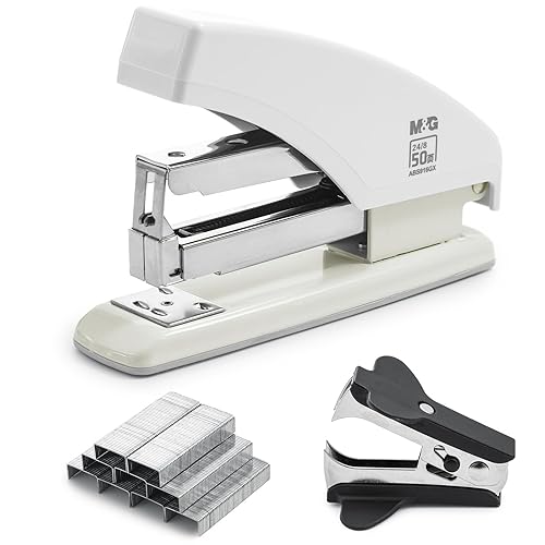 M&G Effortless Stapler for Desk, 50 Sheet Capacity, Heavy Duty