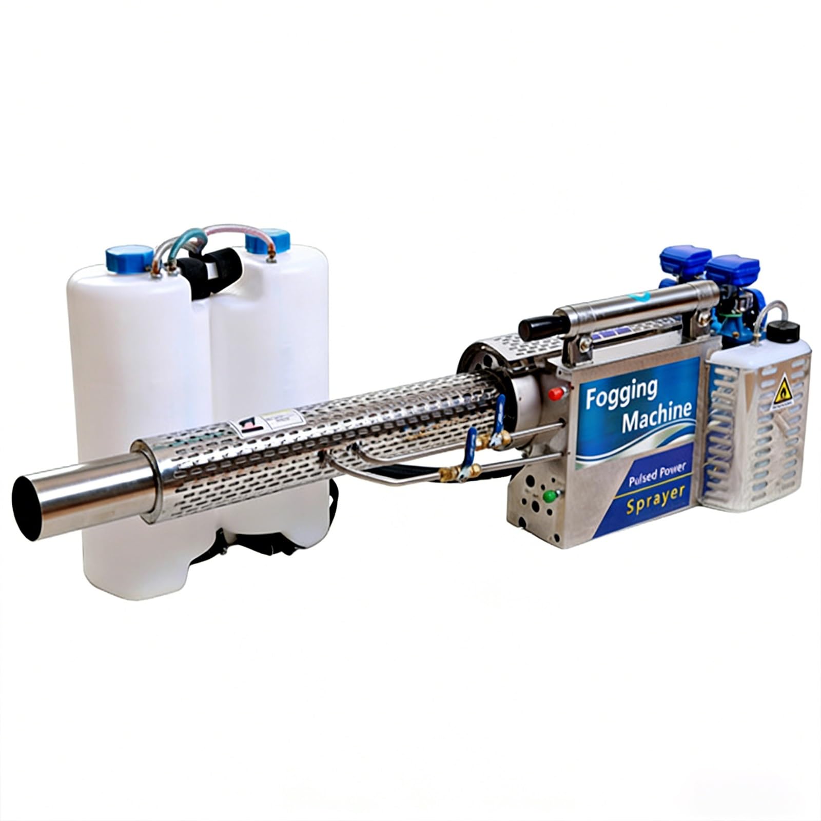 Nebulizzatore termico portatile a getto d'acqua a impulsi, nebulizzatore termico da 15 litri, macchina per fumigazione disinfettante per casa, ristorante, scuola, comunità, ospedale(100)