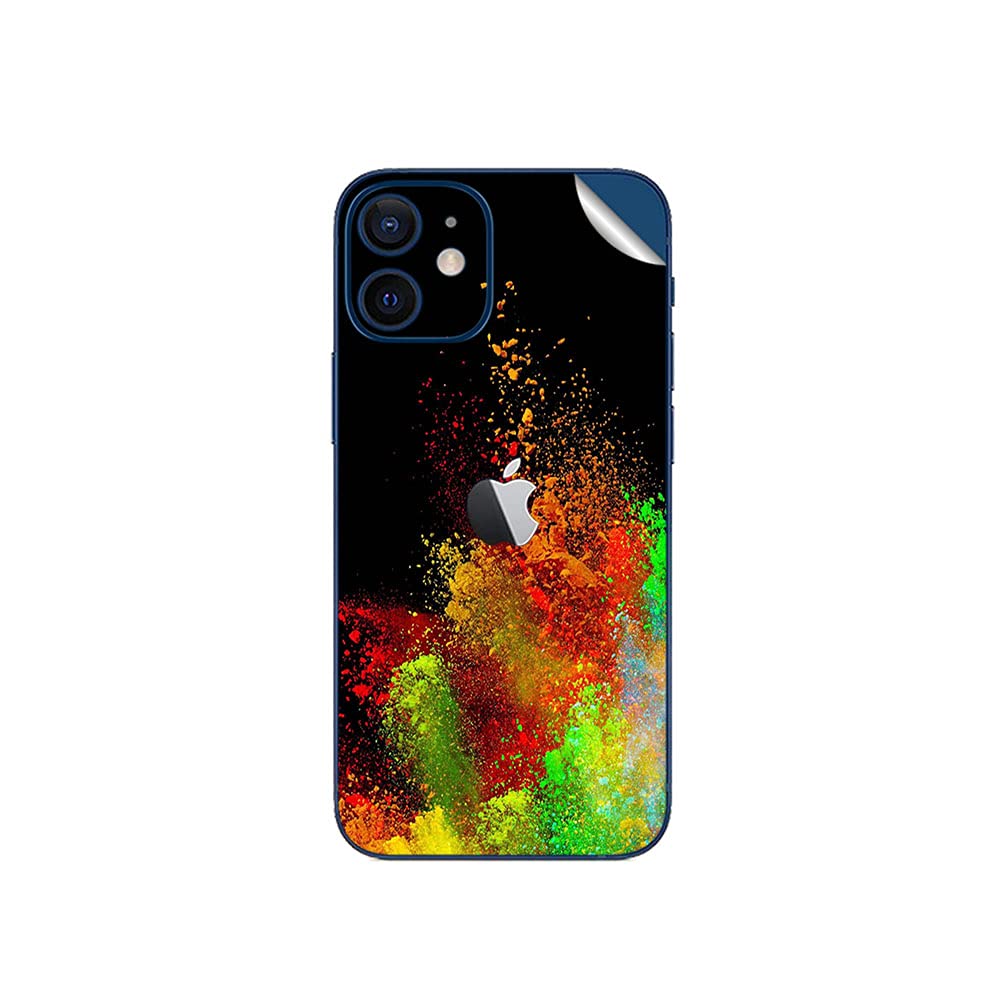 GADGETS WRAP Printed Vinyl Skin Sticker Decal for Apple iPhone 12 - Colors Aired