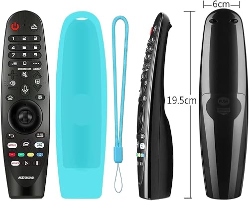 Miniatura 7 de Mando a distancia para TV LG, con cubierta remota luminosa de silicona, compatible con todos los modelos de TV LG, AN-MR20GA AN-MR600G AN-MR650G