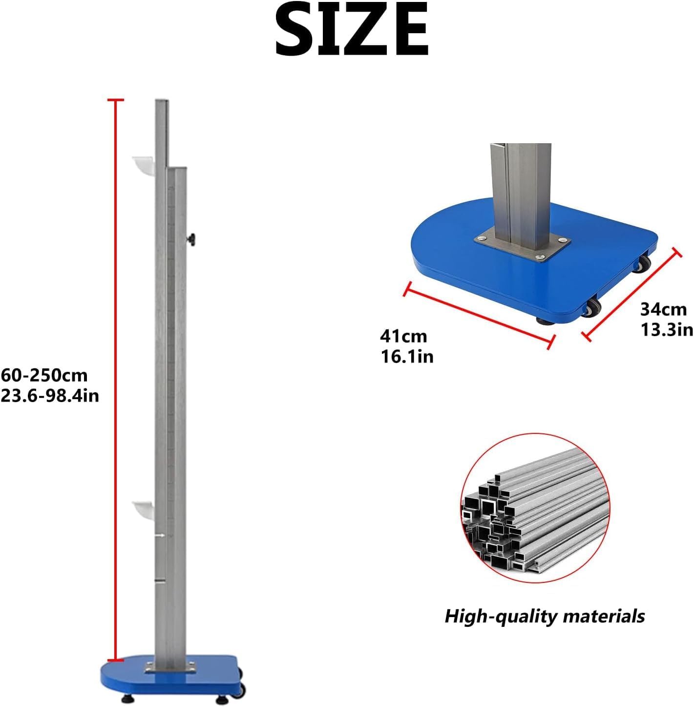 Adjustable High Jump Stand, High Jump Mat for Schools & Clubs - Professional Track & Field Training Equipment, Perfect for Sports Events & Competitions