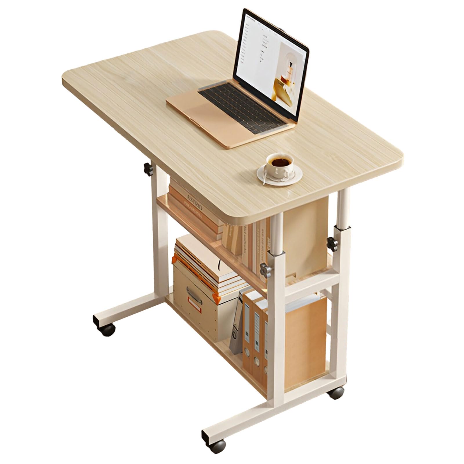 Bureau roulant réglable pour ordinateur portable : travaillez confortablement du salon au lit