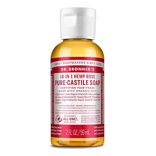 Vista 9 de Jabón líquido Pure-Castile del Dr. Bronner. almendra, 1 galón