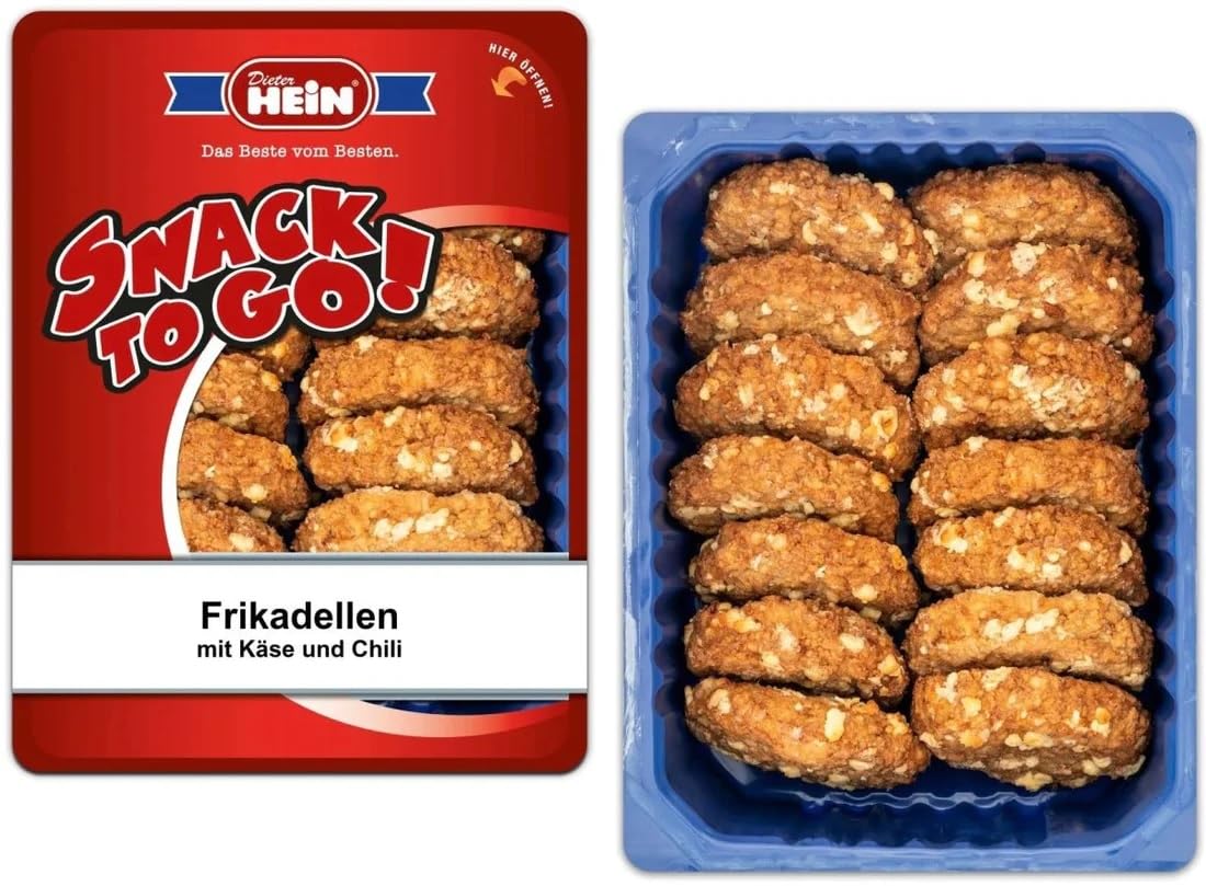 Tischfertig gebratene Frikadellen mit Cheese und Chili im Frischepack 14 x 100g von Dieter Hein